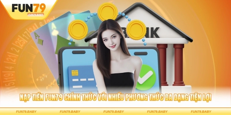Nạp tiền FUN79 chính thức với nhiều phương thức đa dạng tiện lợi